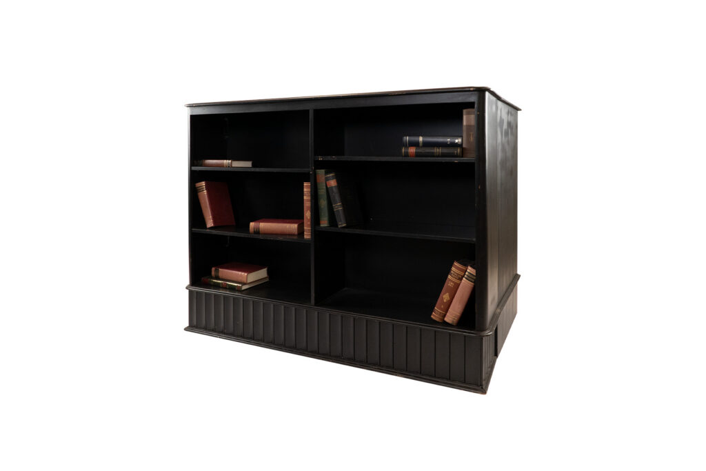 Berlin boekenkast bar zwart L160xB99xH120