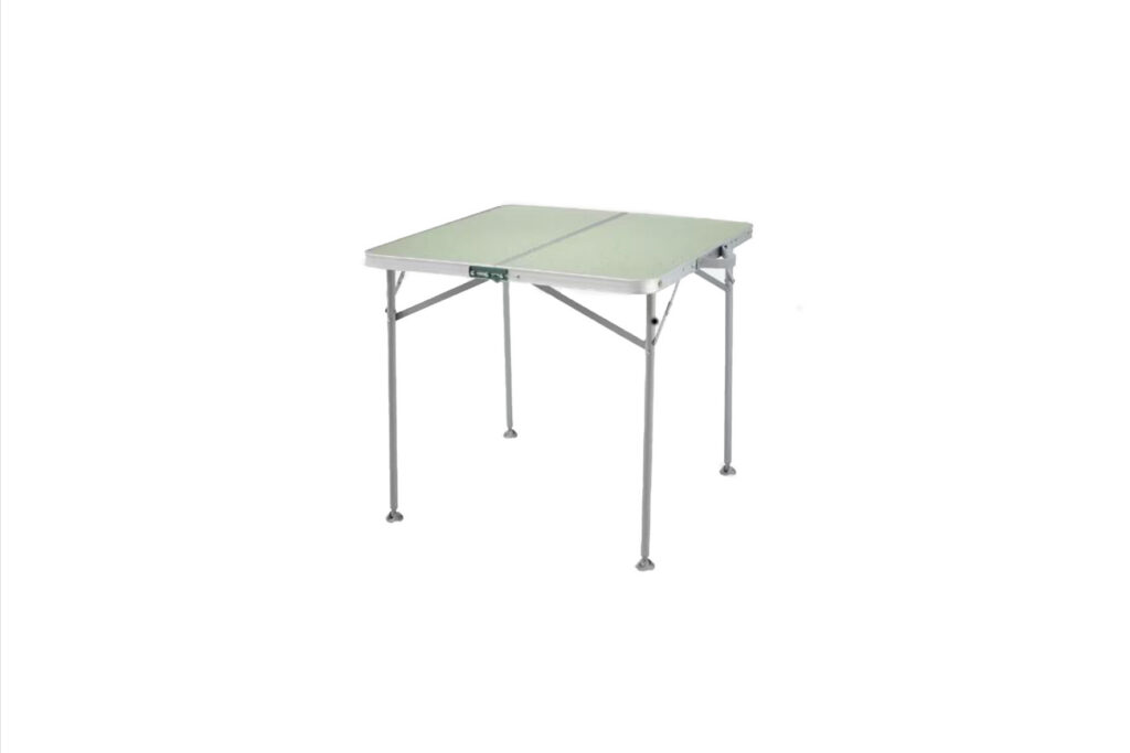 Campingtafel opklapbaar eucalyptusgroen L80xB80xH70