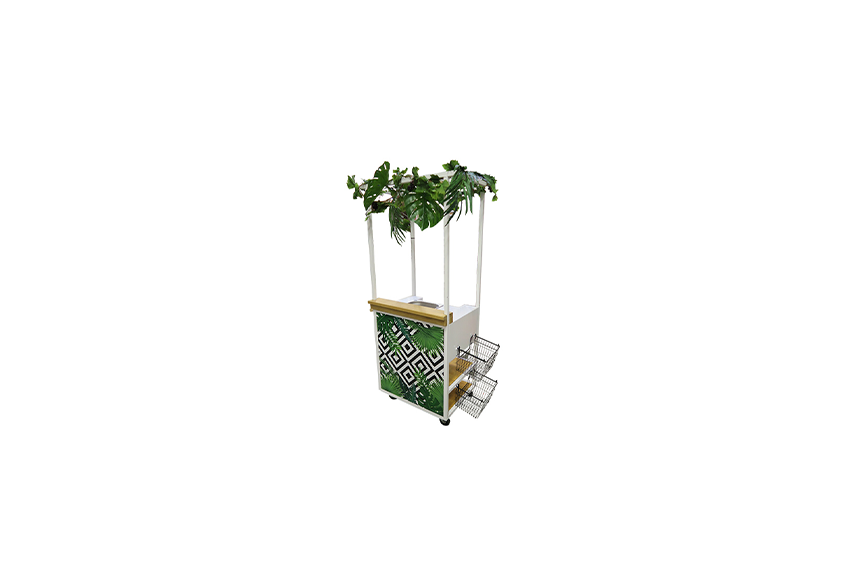 Eco Chique bar trolley Nouveau L80xB60xH207(case)