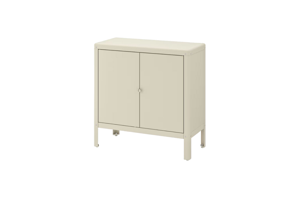Kast verzinkt beige L80xB35xH81