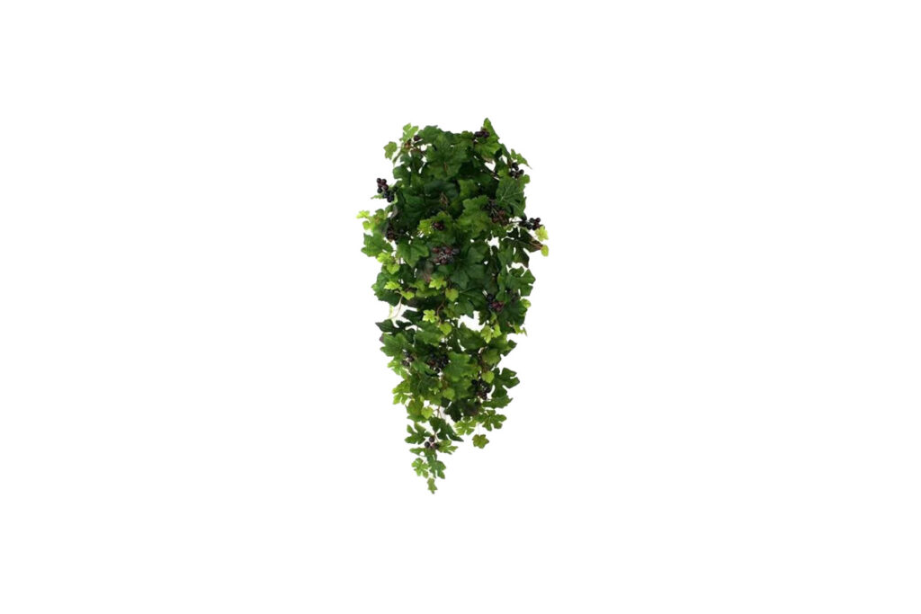 Kunstplant | Hangplant met druiven 90cm