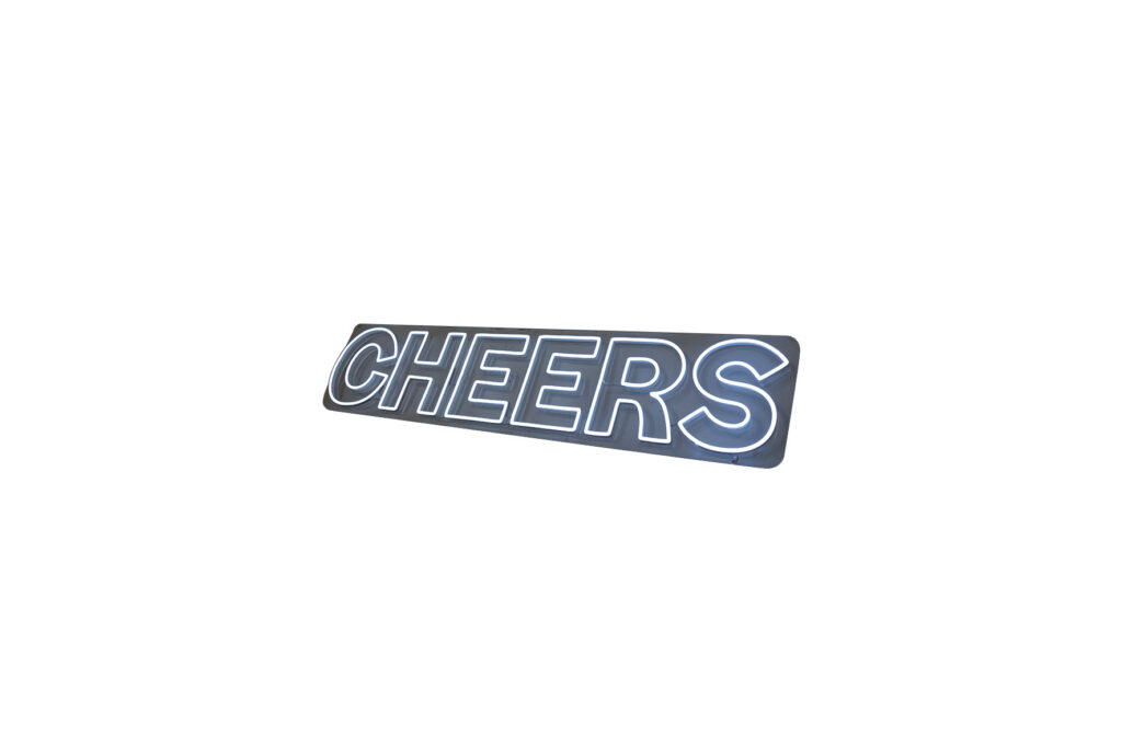 LED neon reclamebord ‘CHEERS’ RGB L140