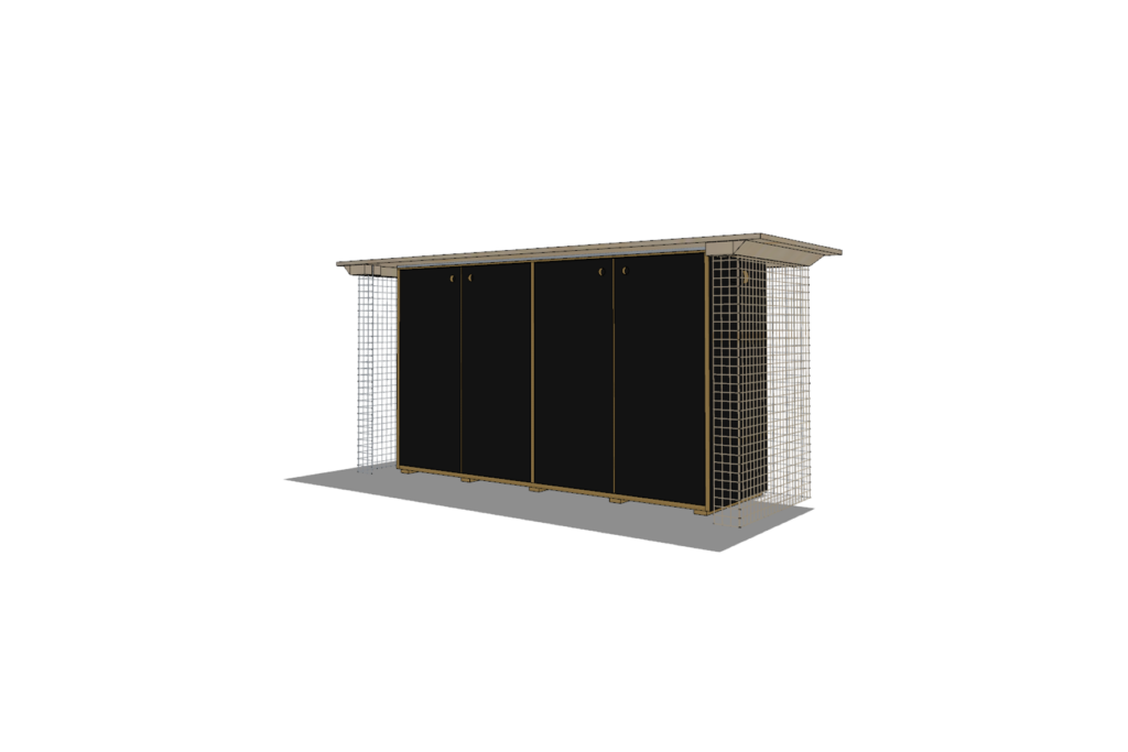 Mesh buffet L209xB82xH98 (set)