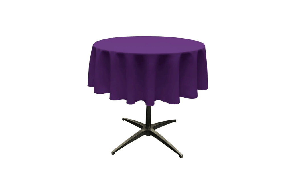 Tafelkleed | Paars rond Ø90
