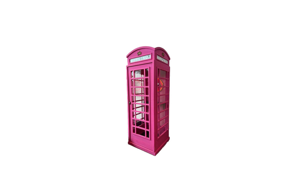 Telefooncel roze L85xB85xH240