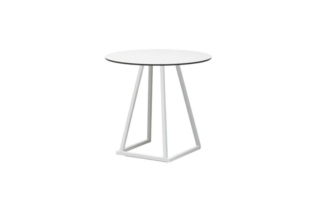 Urban dinertafel wit Ø80xH74