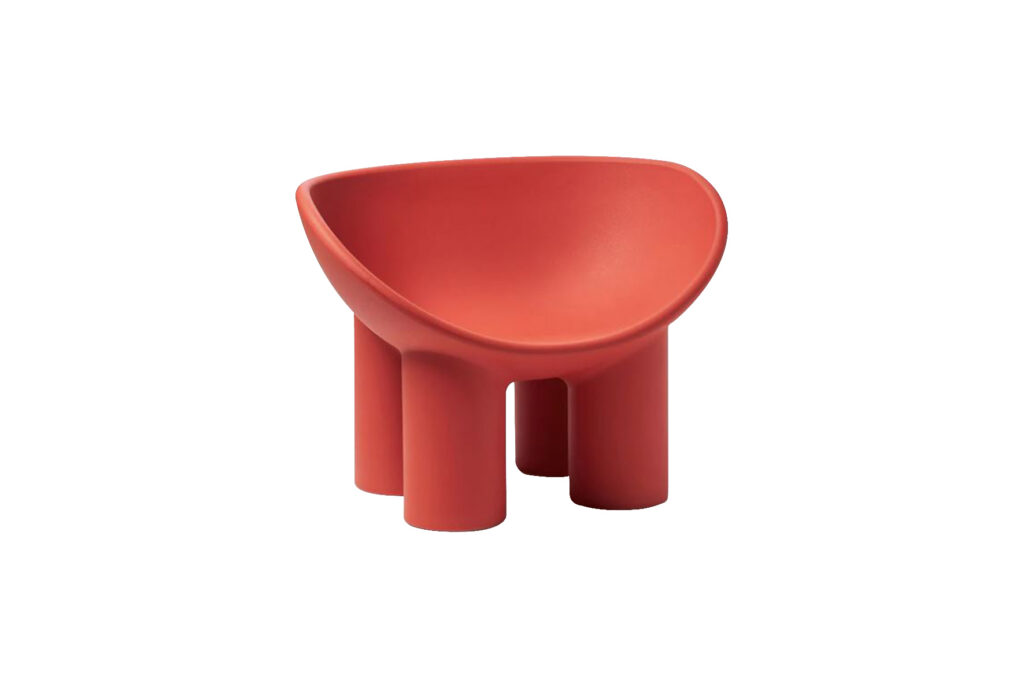 Urban fauteuil kuip rood L84xB57xH63