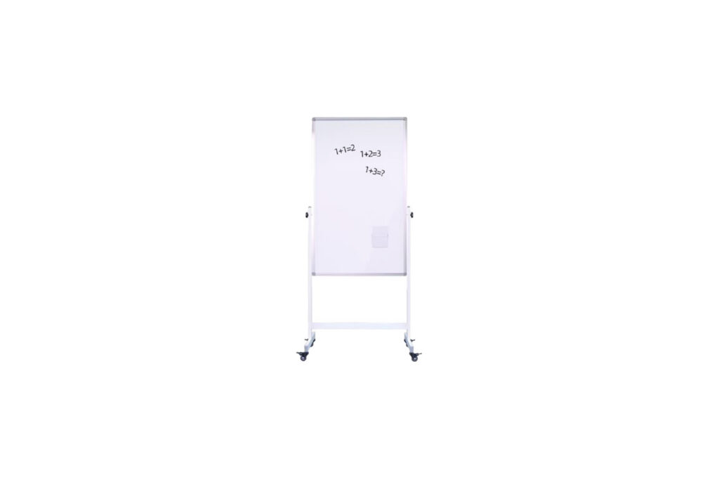 Whiteboard op wielen L66xH110