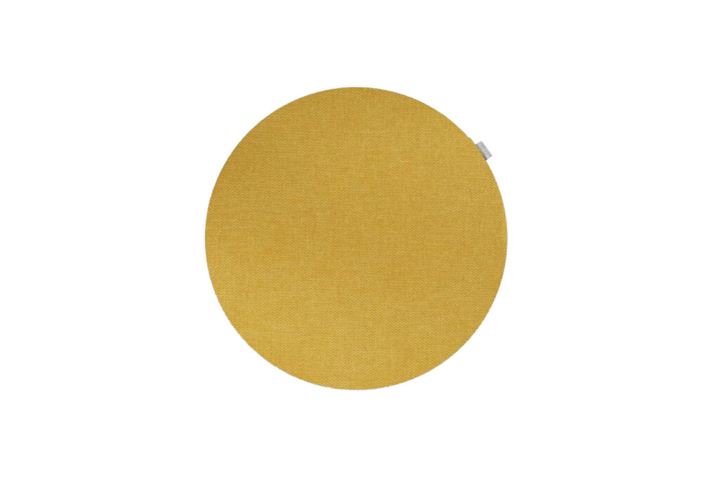 Zitkussen | Okergeel rond Ø37