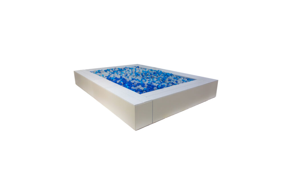 Zwembad blauw/wit L400xB280xH50