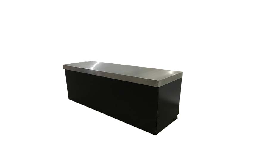 Kaapstad buffet met RVS werkblad L250xB80xH85